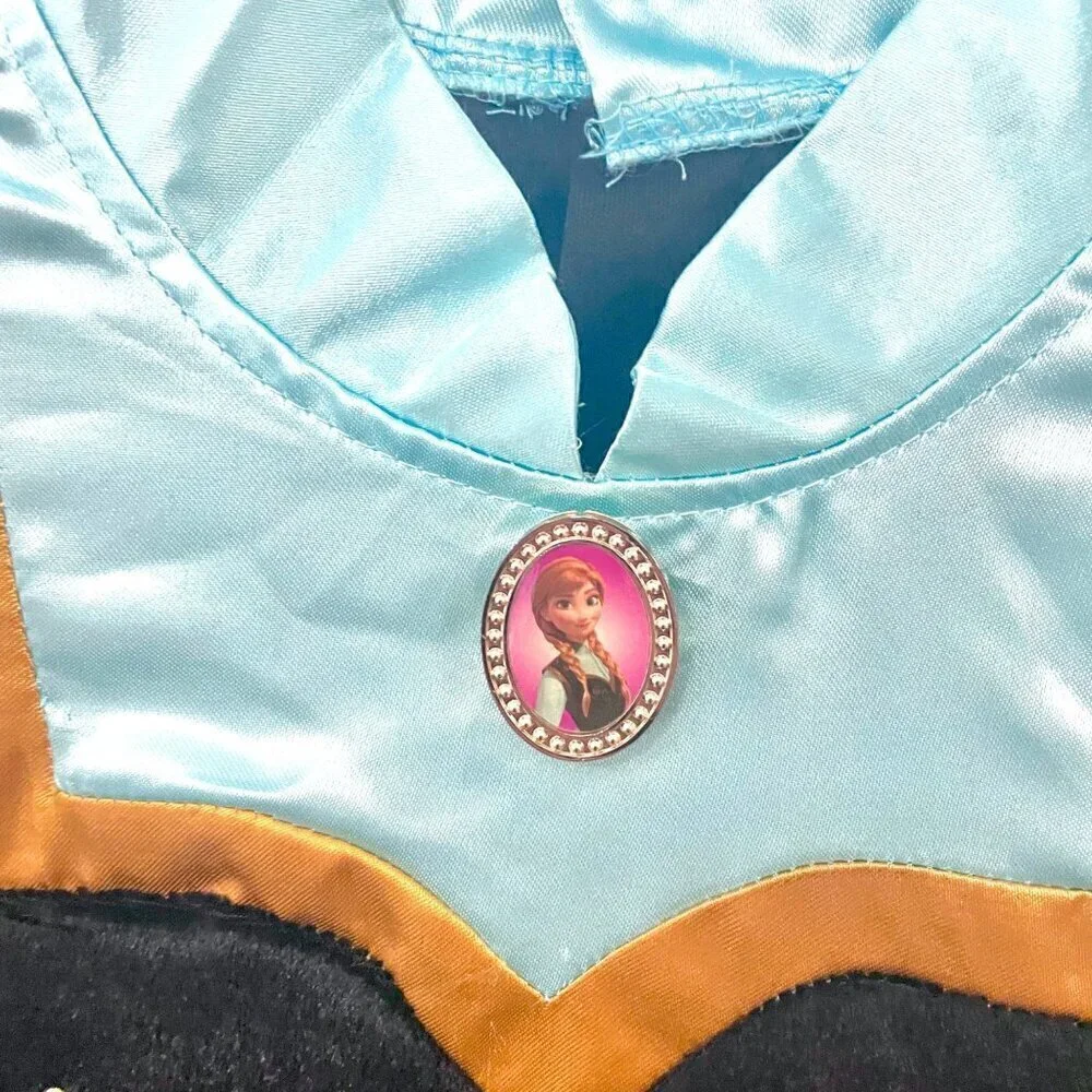 Disney Store Frozen Princess Anna Costume Dress Folk Style Dress-Up Size 9/10